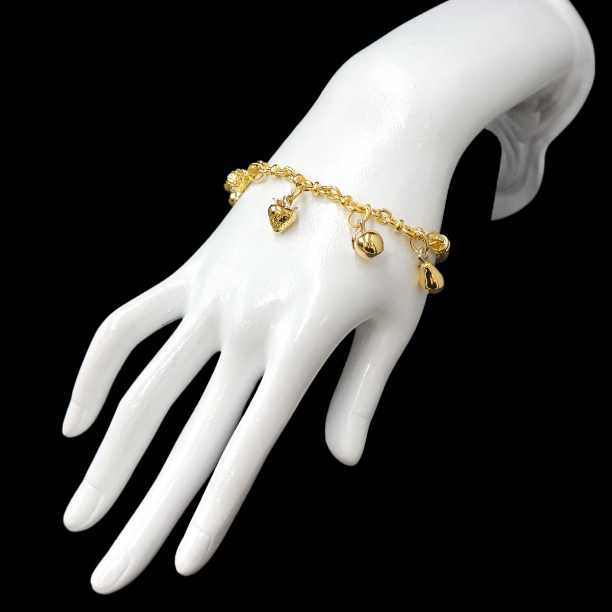 Charm Bracelet 18K YG WG 750