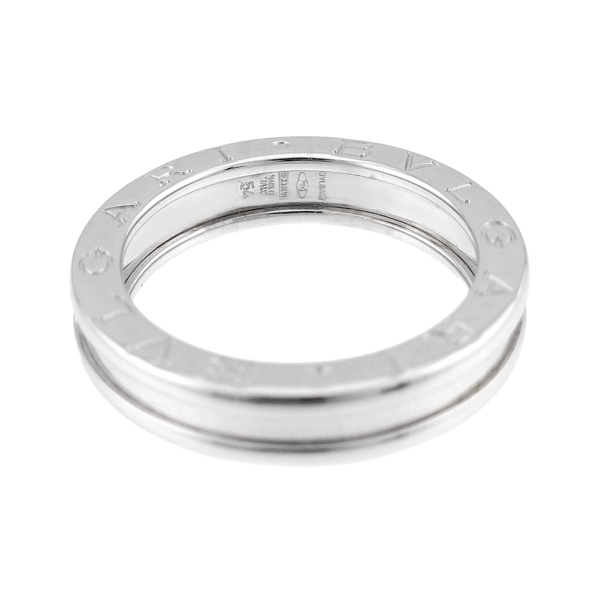 B-zero1 1Band Ring 18K WG 750 size54 6.75(US)