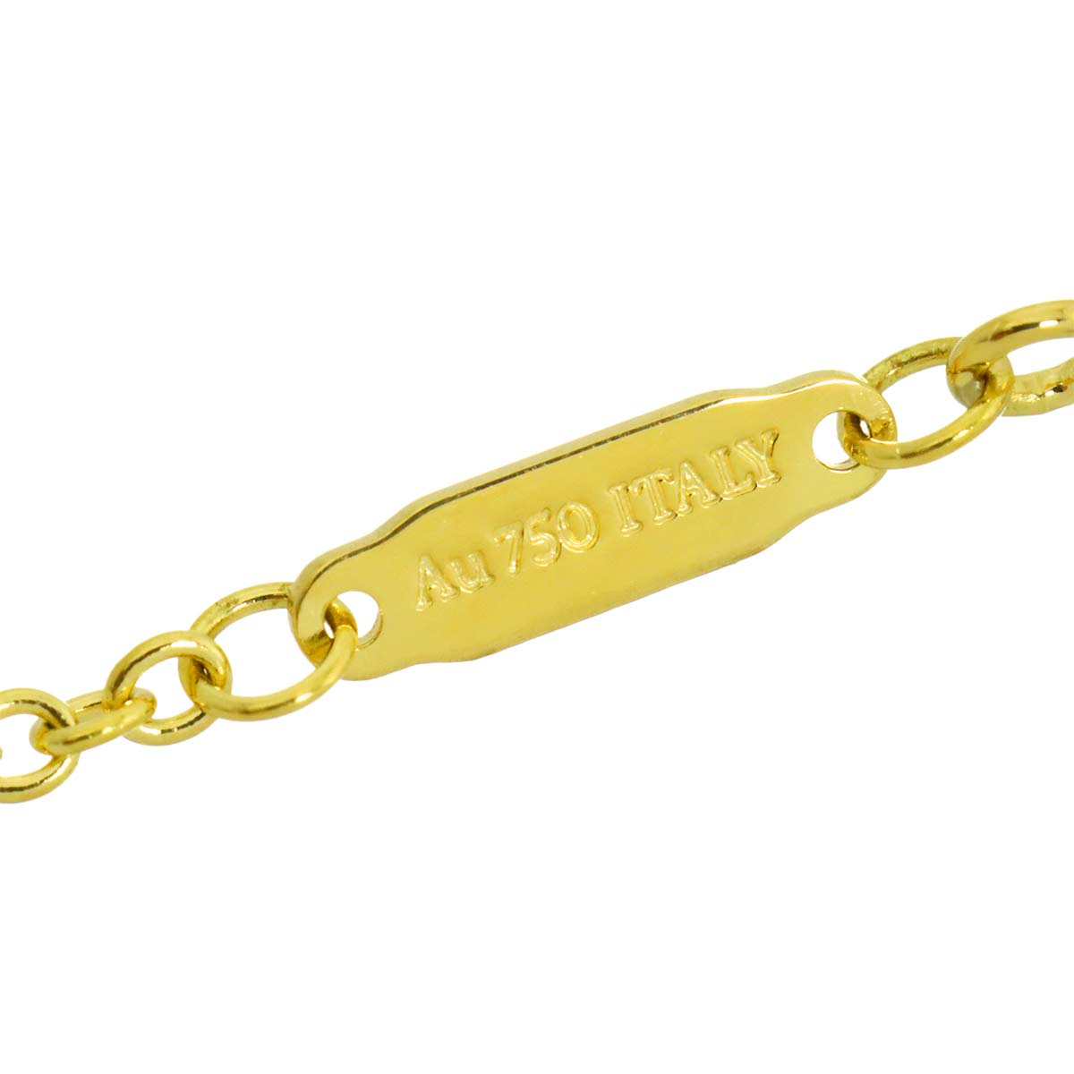Knot Diamond 0.25ct Necklace 18K Yellow Gold 750