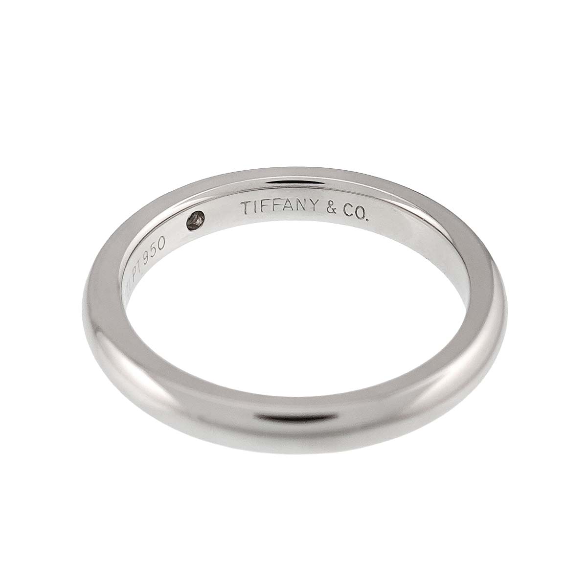 Stacking Band Ring Diamond 1P Platinum Size4.5(US)