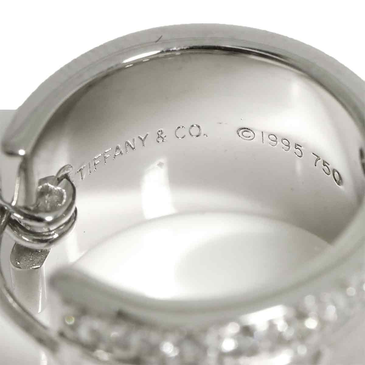 Atlas Diamond Earrings Pierced 18K White Gold 750