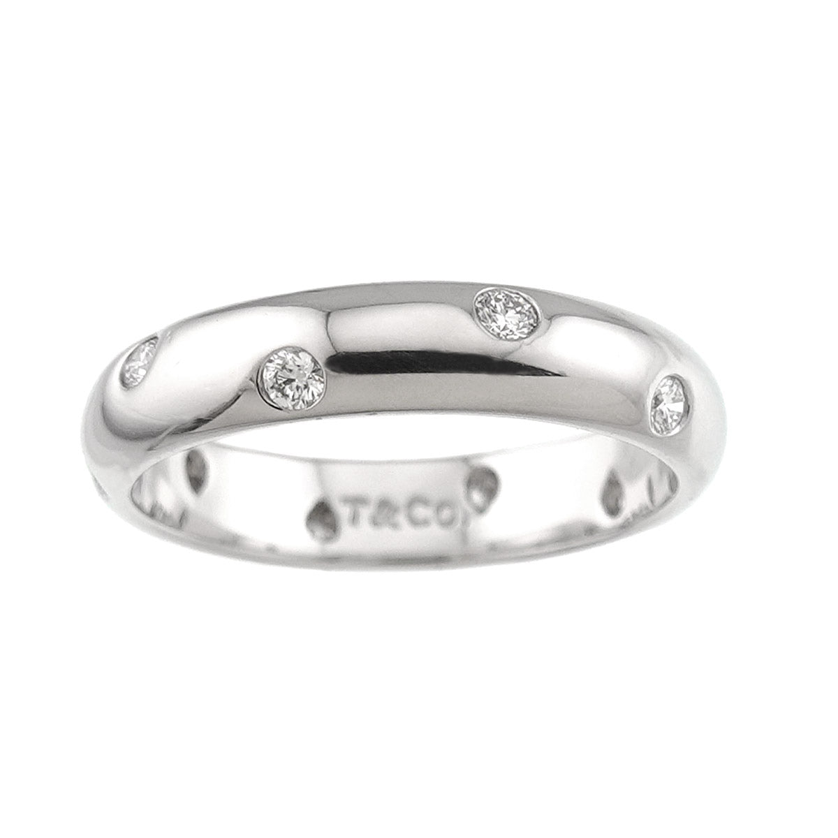 Dots Diamond Ring Platinum Size6-6.25(US)