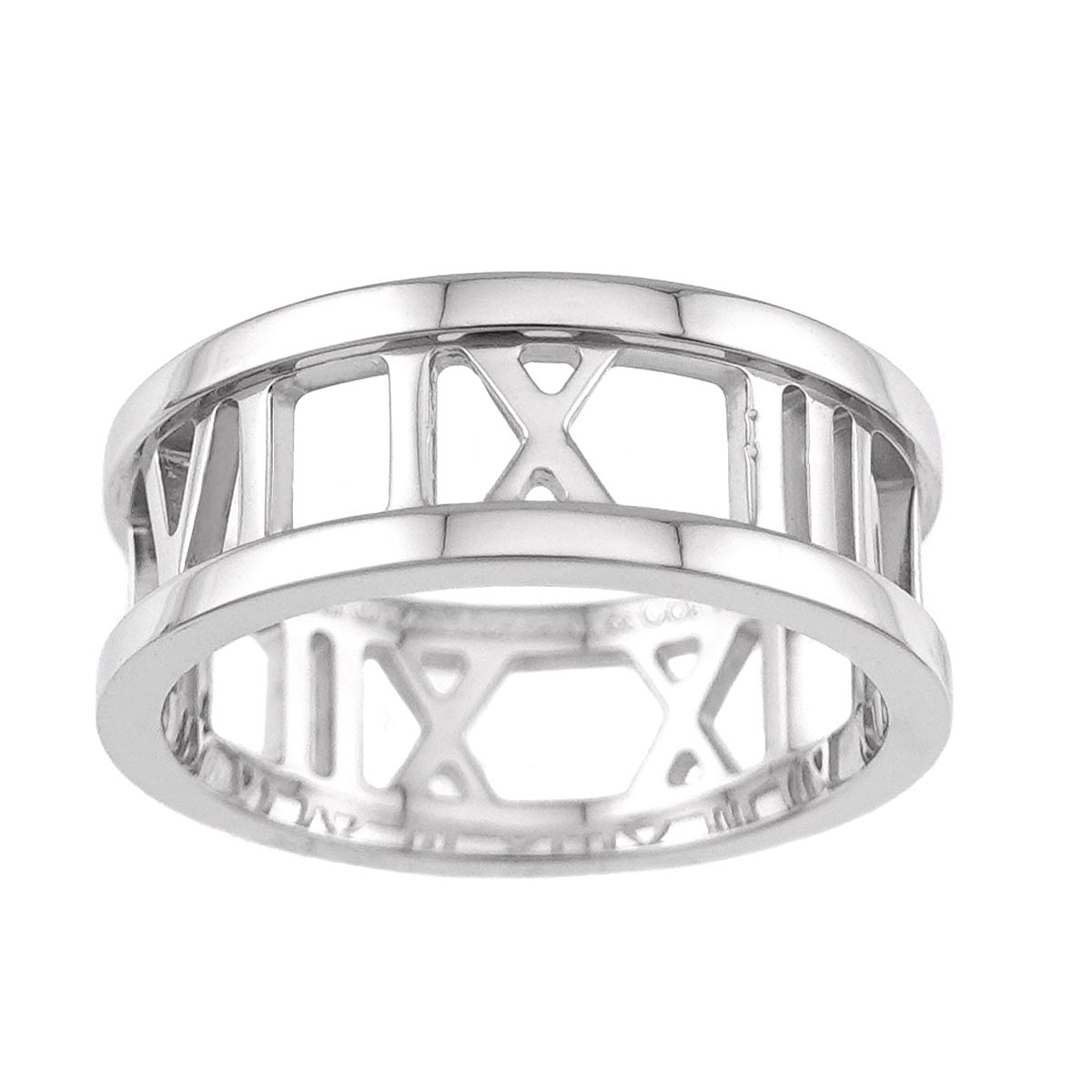 Atlas Ring 18K White Gold 750 size5.25(US)
