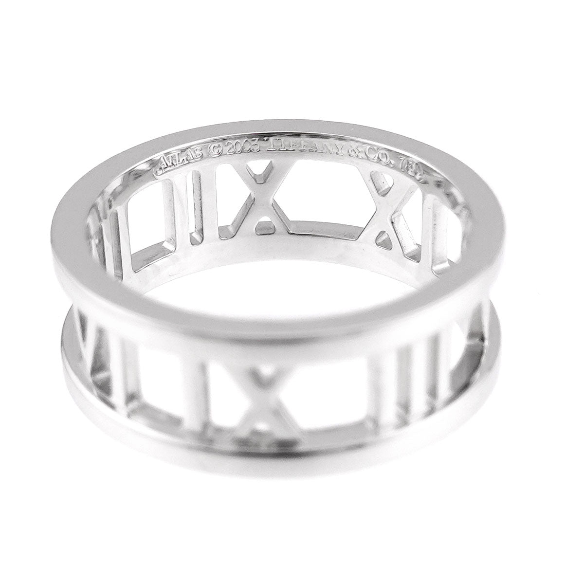 Atlas Ring 18K White Gold 750 size5.25(US)