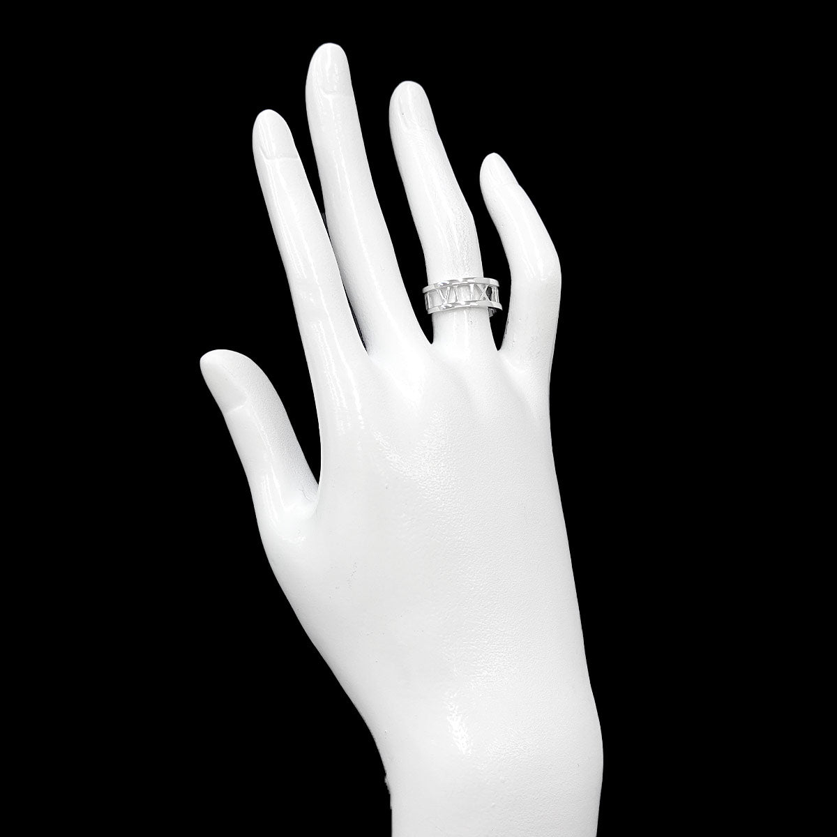 Atlas Ring 18K White Gold 750 size5.25(US)