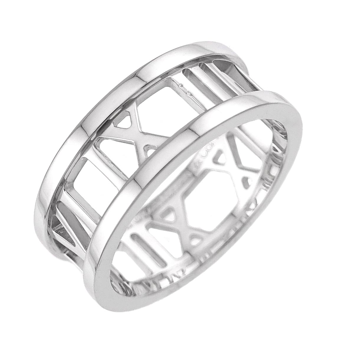 Atlas Ring 18K White Gold 750 size5.25(US)