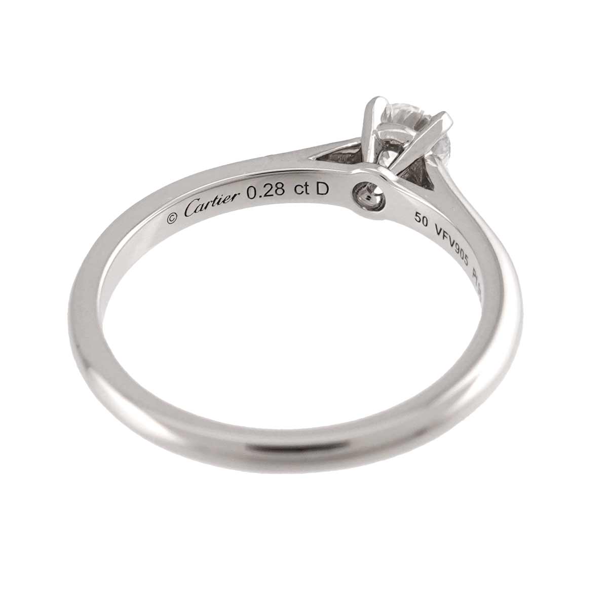 Diamond 0.28ct Ring Platinum size50 5.25(US)