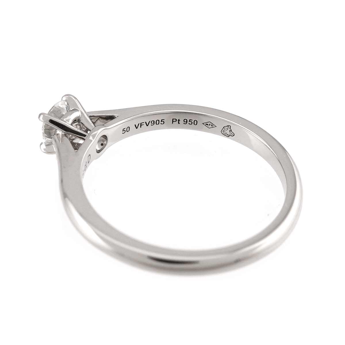 Diamond 0.28ct Ring Platinum size50 5.25(US)