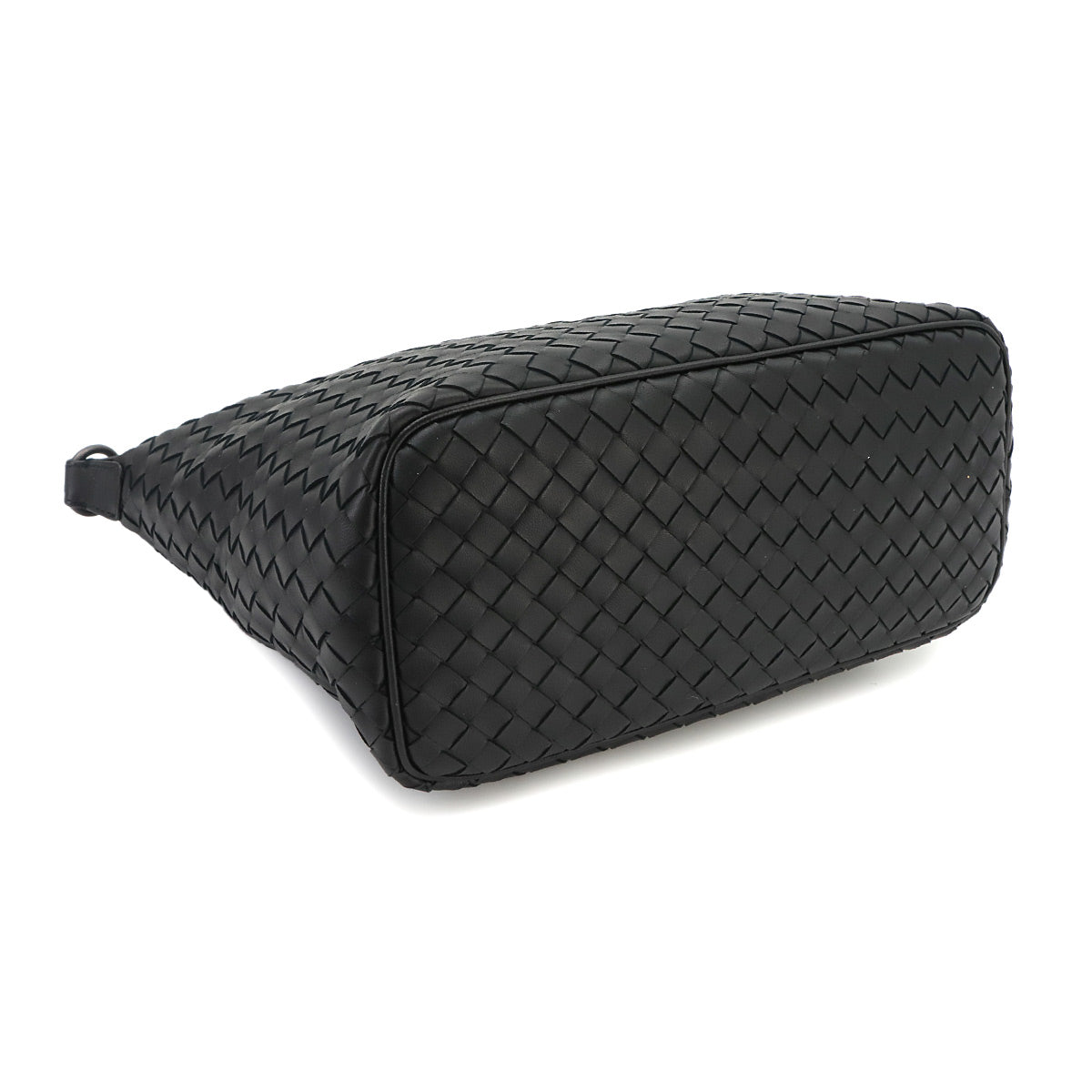 Intrecciato Hand Bag Leather Black 239988 Purse