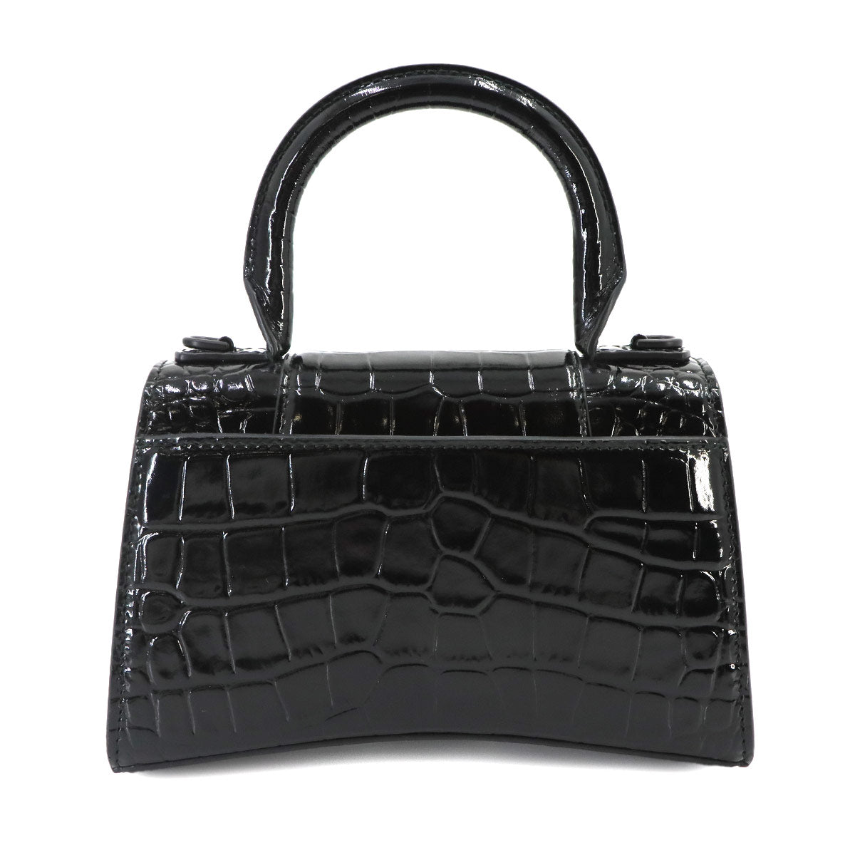 Hourglass XS Hand Shoulder Bag Lether Black 592833