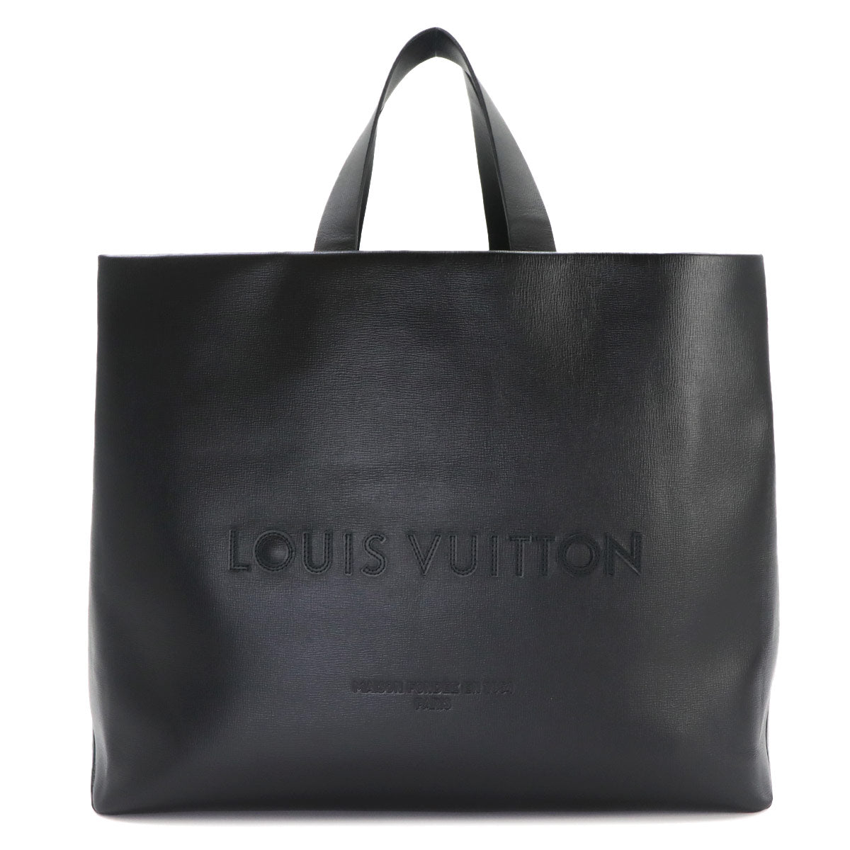 Shopper Tote MM 2way Shoulder Bag Leather Black M13979