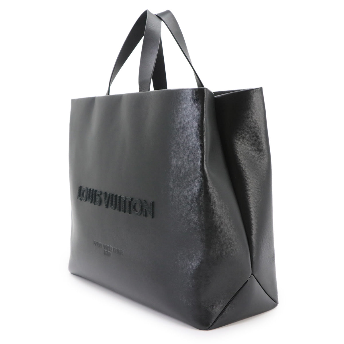 Shopper Tote MM 2way Shoulder Bag Leather Black M13979