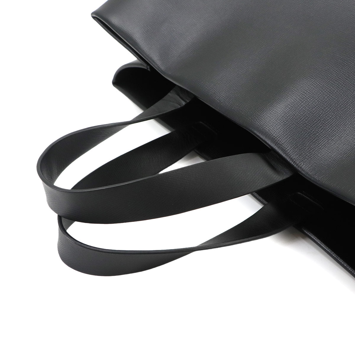 Shopper Tote MM 2way Shoulder Bag Leather Black M13979