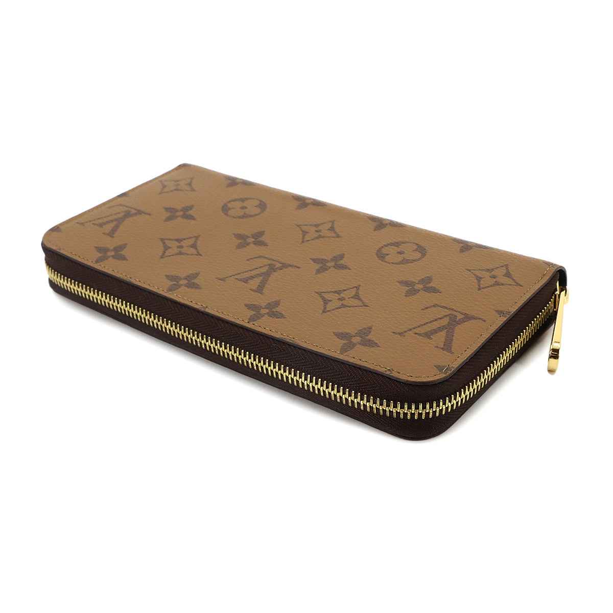 Monogram Reverse Zippy Wallet Brown M82444 Purse