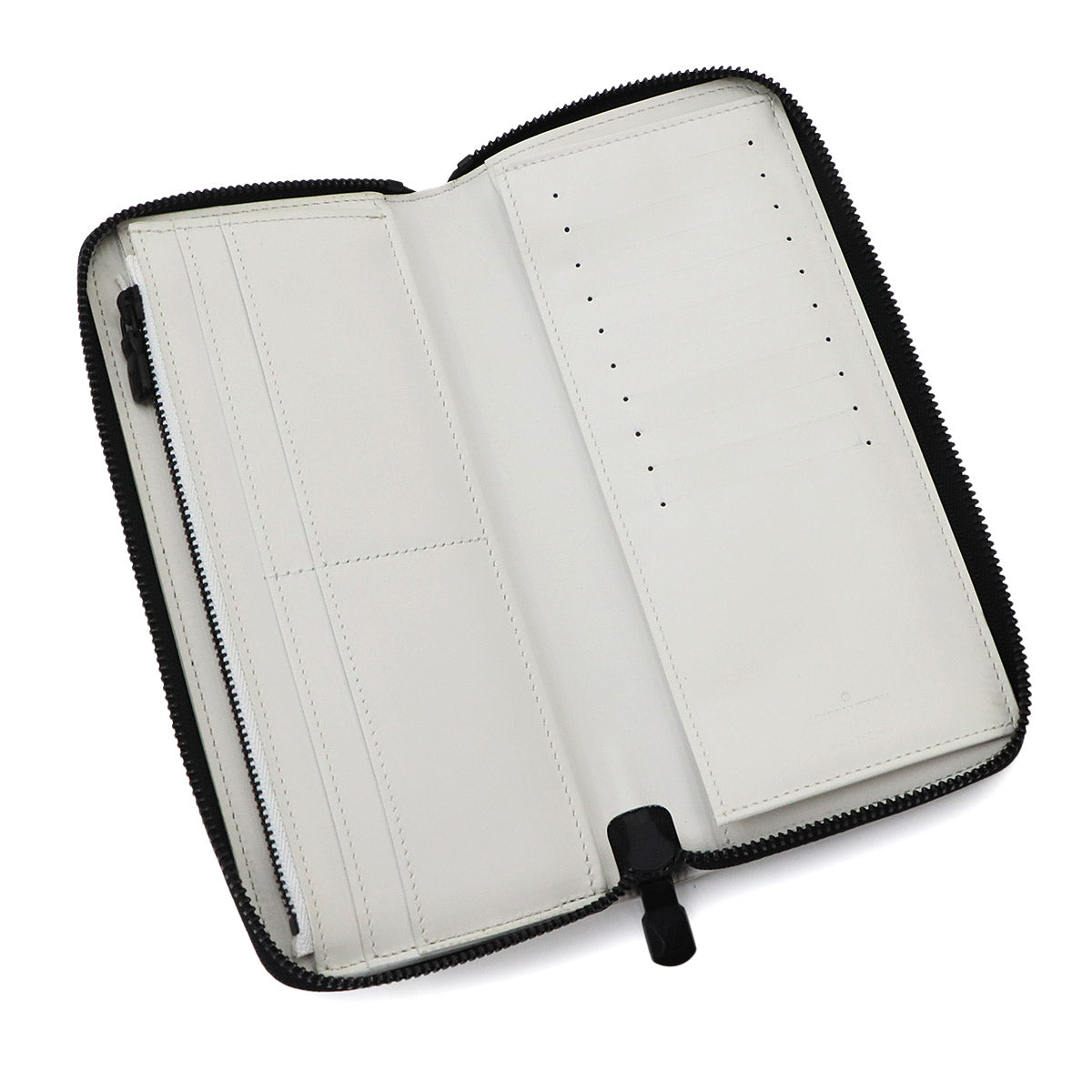 Monogram Shadow Zippy Wallet Vertical White Navy M83381
