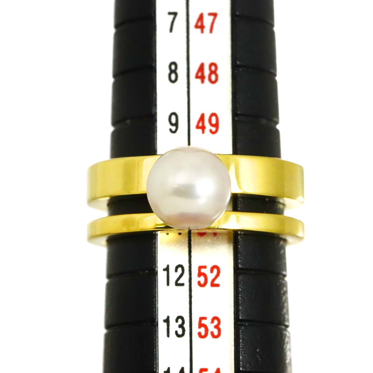 Akoya Pearl 7.3mm Ring 18K YG 750 5.25(US)