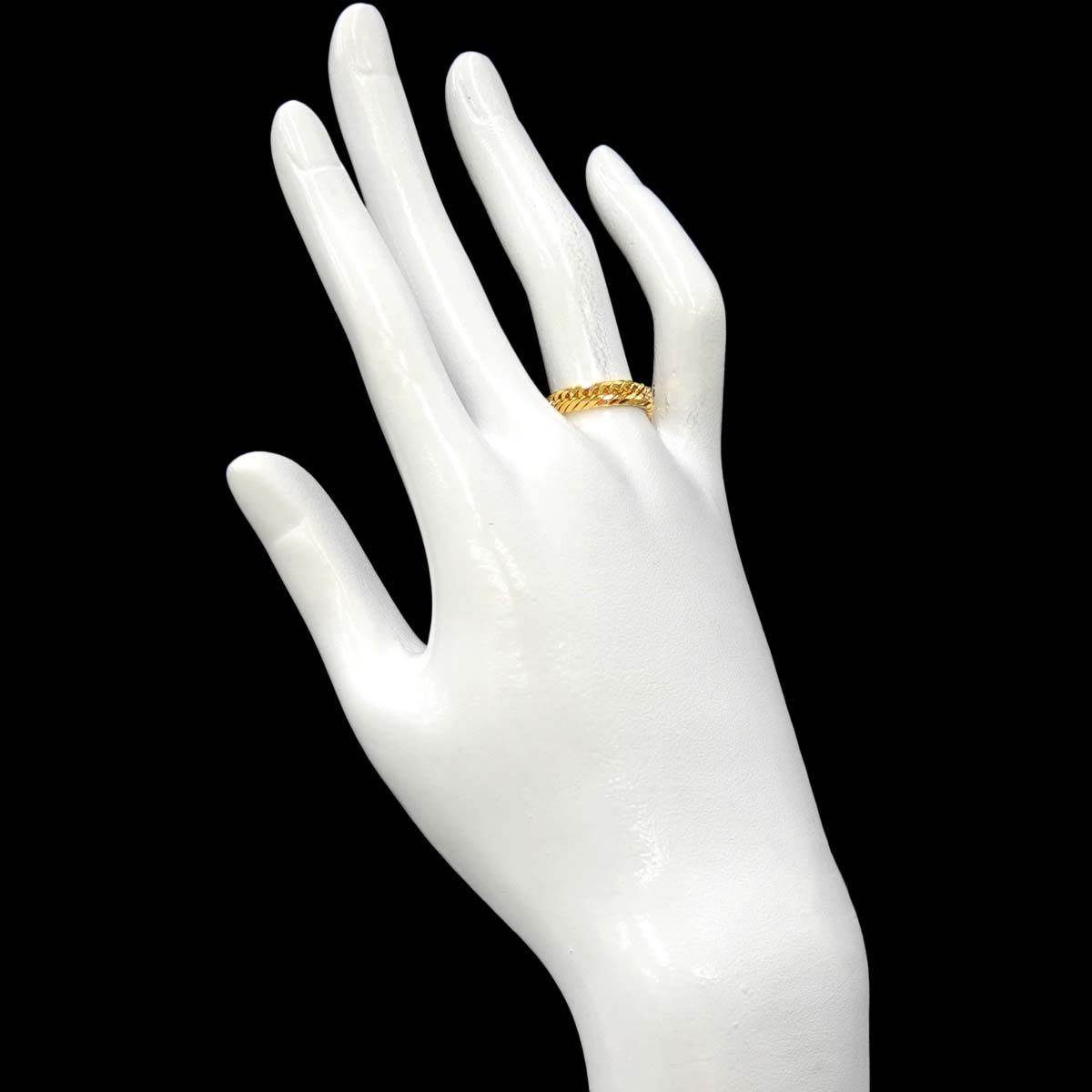 Kihei Ring 18K YG Yellow Gold 750 6.5-6.75(US)