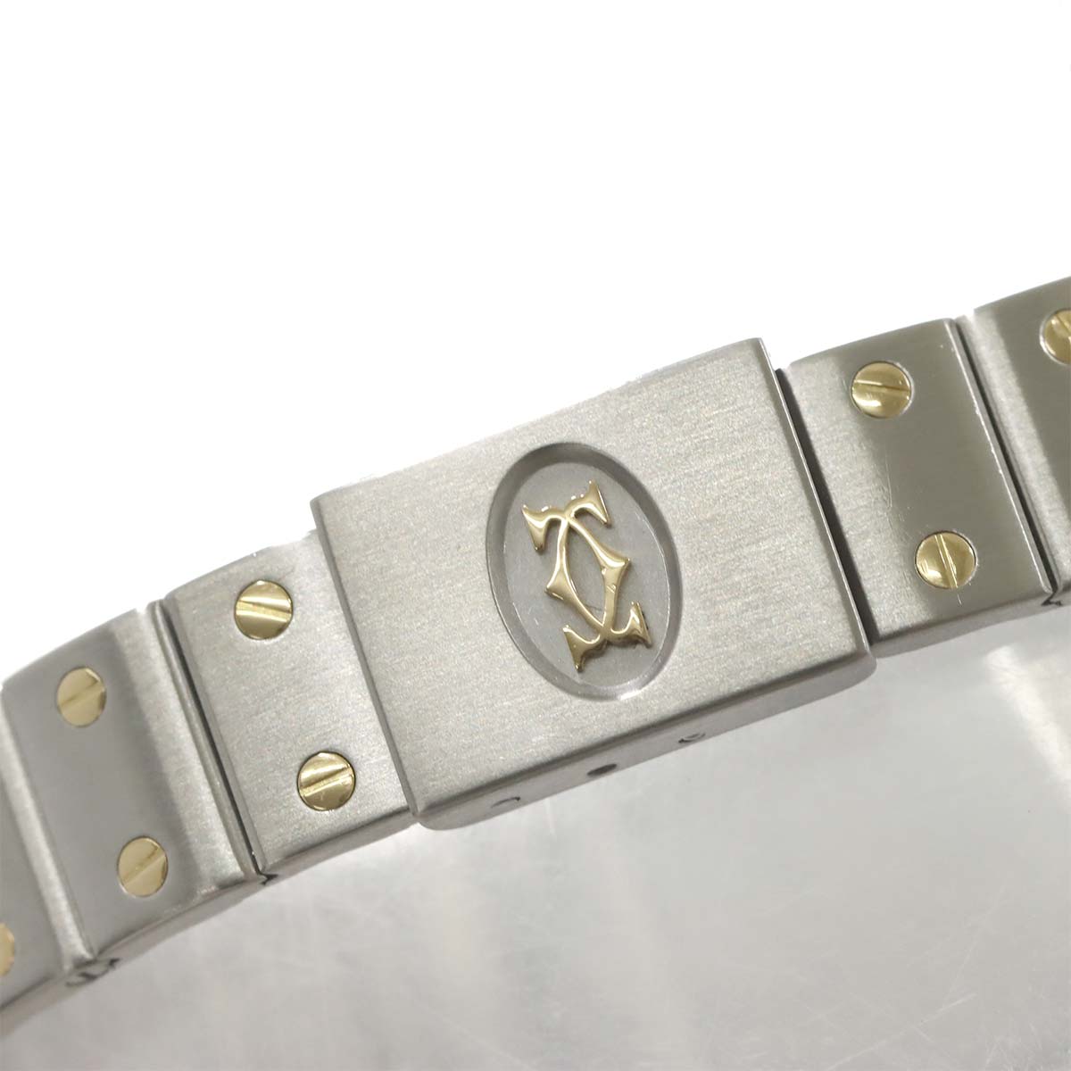 Santos Galbee W20012C4 750 YG Cream Dial Ladies Watch