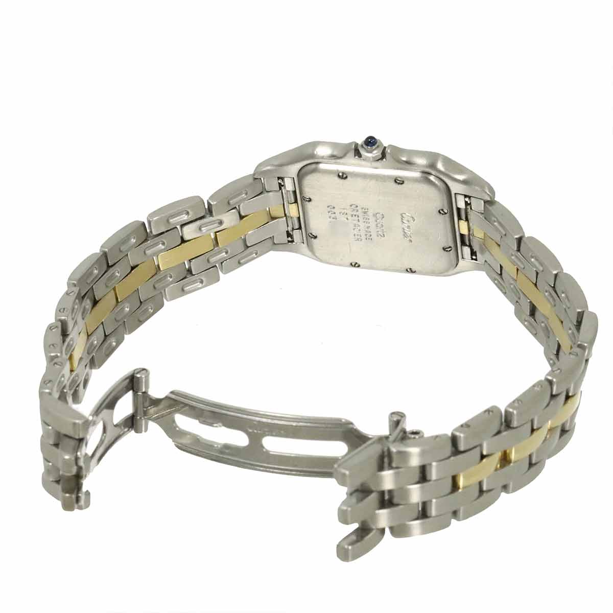 Panthere MM 1Row W25028B5 YG Quartz Date Cream Dial Boys