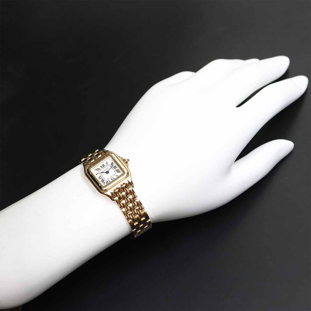 Panthere de Cartier SM WGPN0006 750 PG Silver Dial