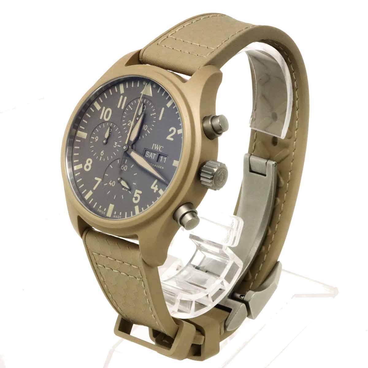Pilot Watch Top Gun IW389103 Automatic Dark Brown Dial Mens Watch