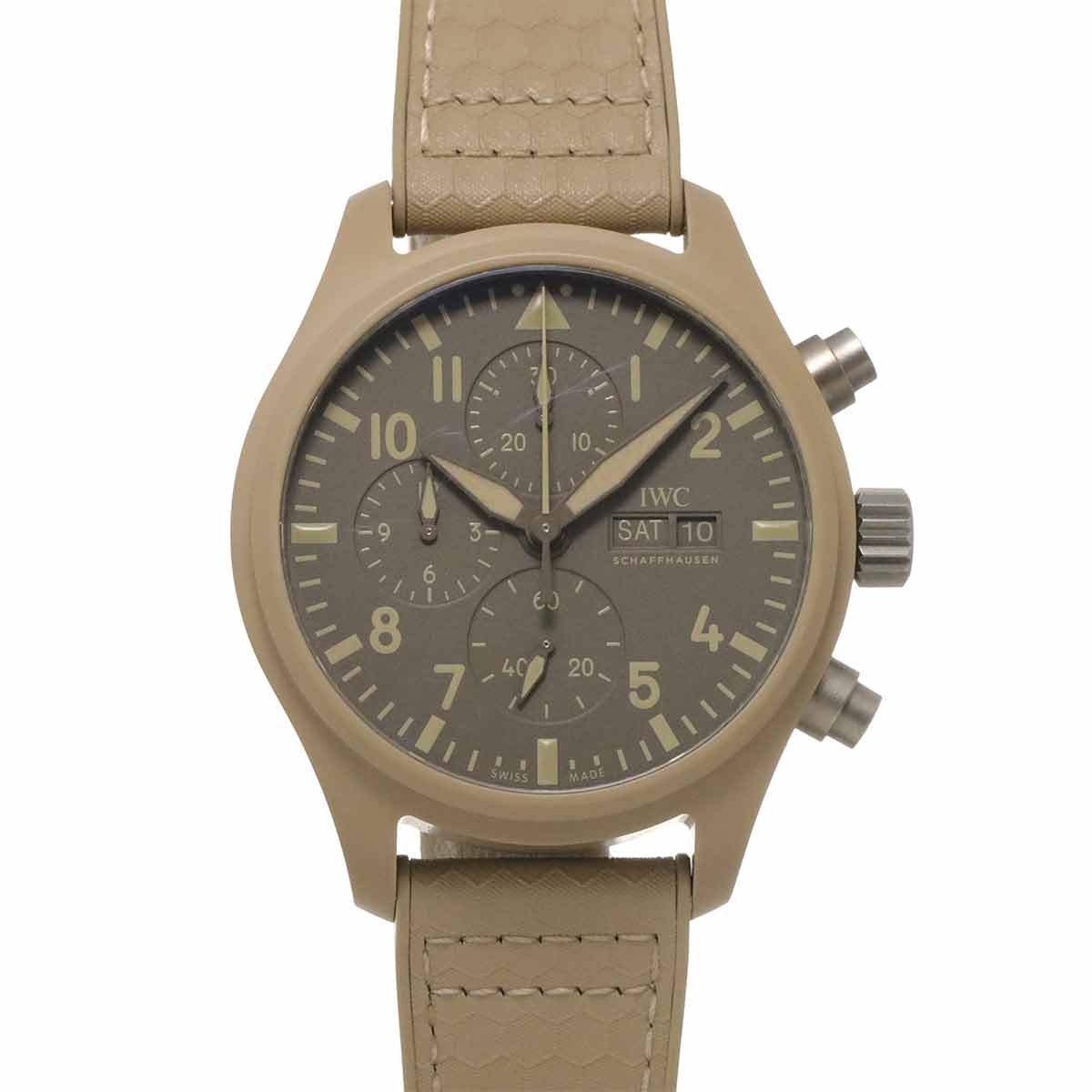Pilot Watch Top Gun IW389103 Automatic Dark Brown Dial Mens Watch