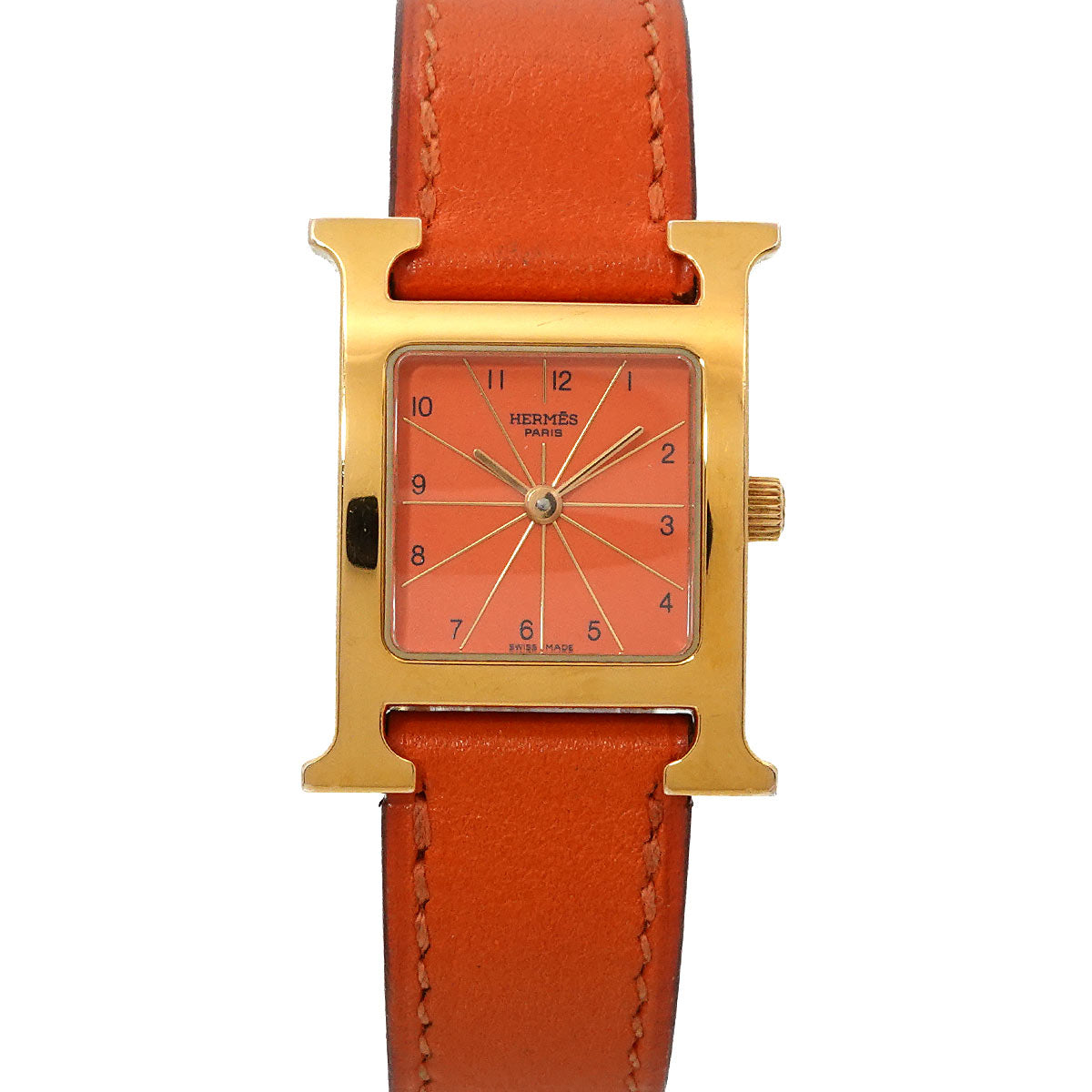 H Watch HH1.201 Quartz Orange Dial Ladies Watch