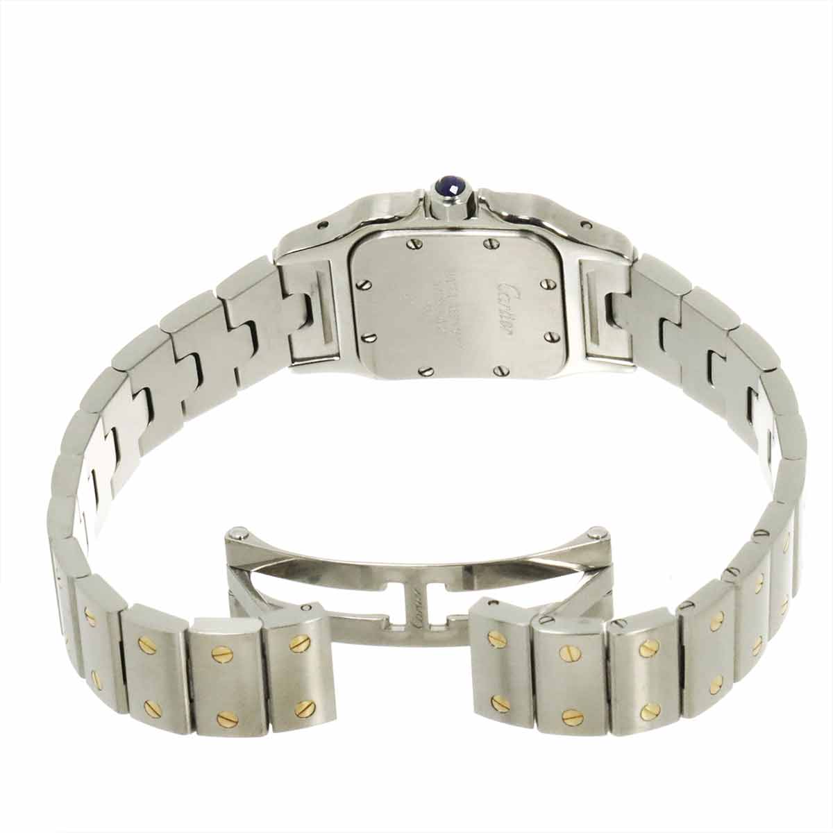 Santos Galbee W20012C4 750 YG Cream Dial Ladies Watch