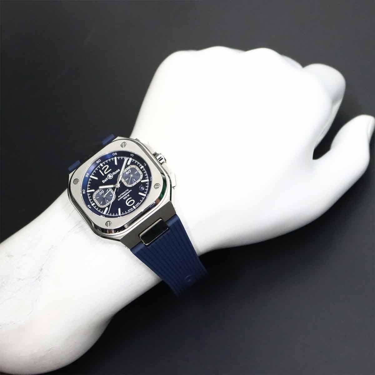 BR05 CHRONO BLUE STEEL BR05C-BU-ST Automatic Date