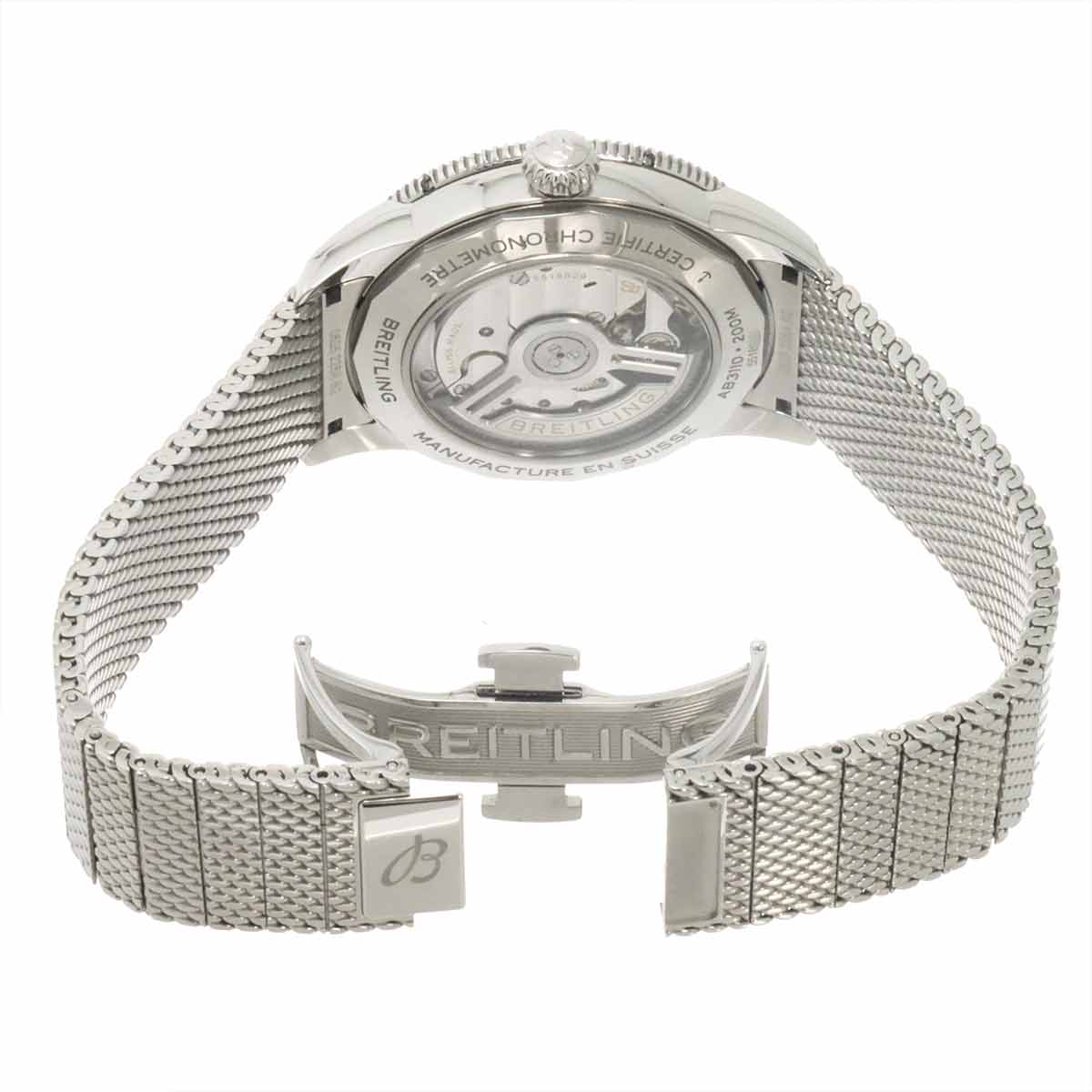 Super Ocean AB3110 Automatic Green Dial Mens Watch