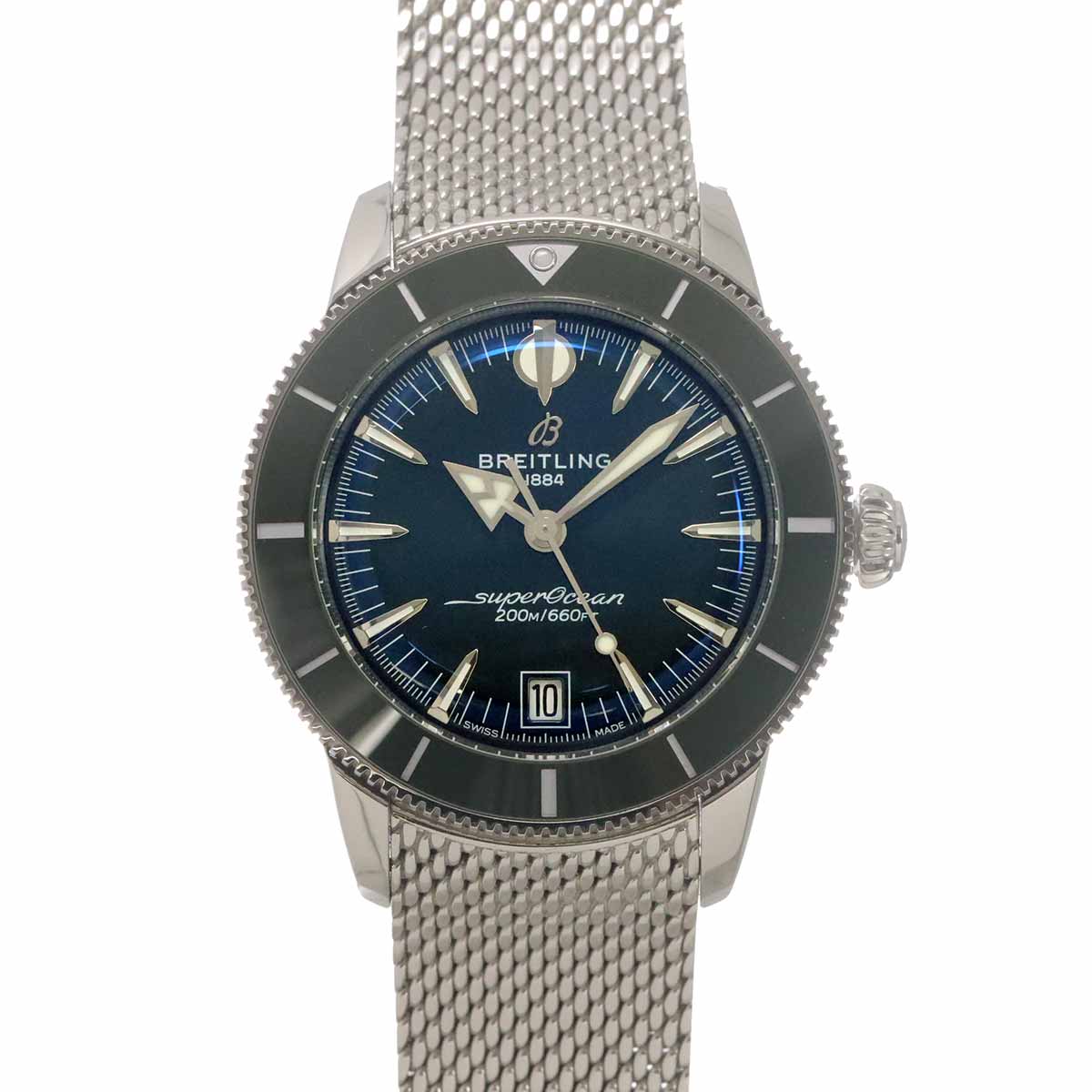 Super Ocean AB3110 Automatic Green Dial Mens Watch