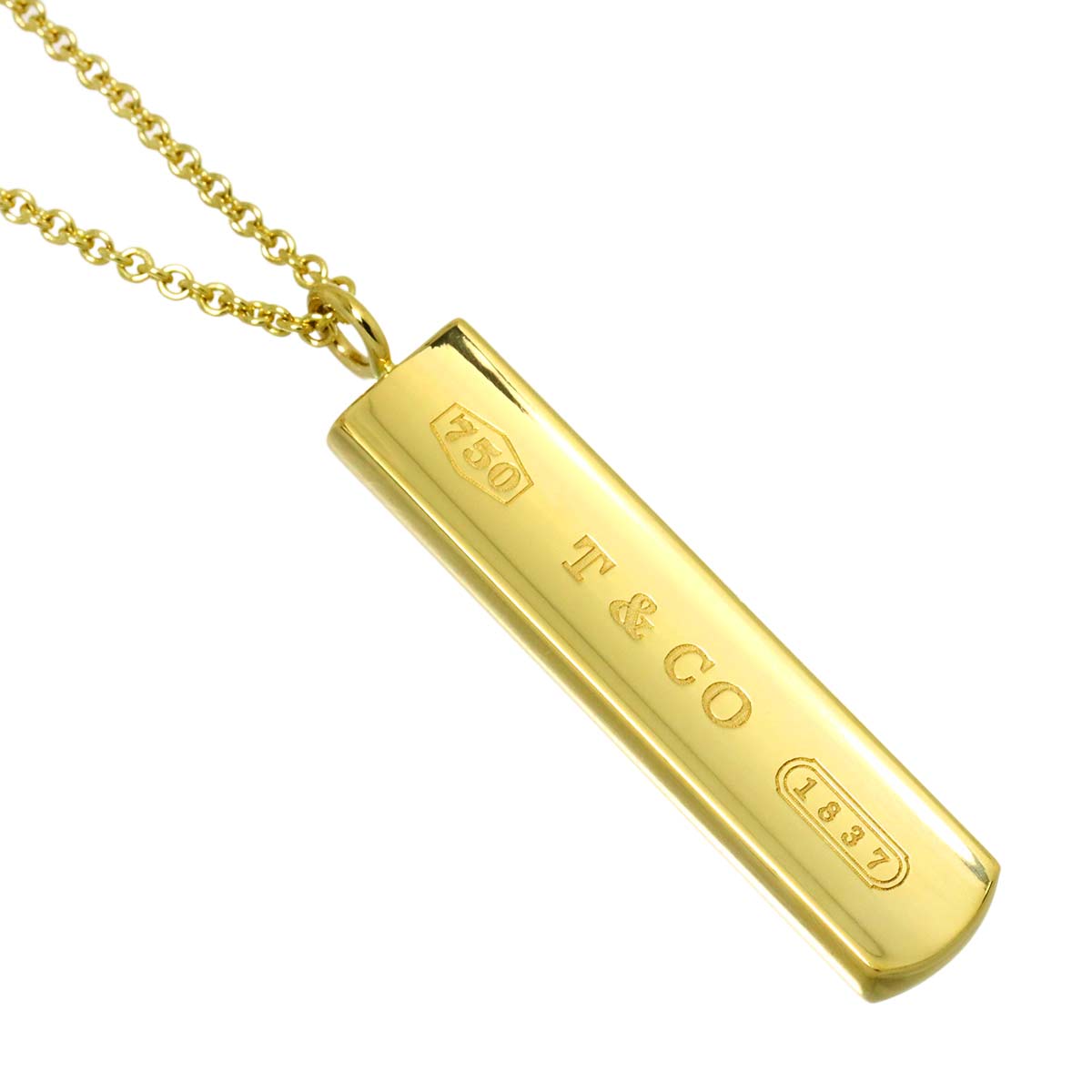 1837 bar Necklace 18K Yellow Gold 750