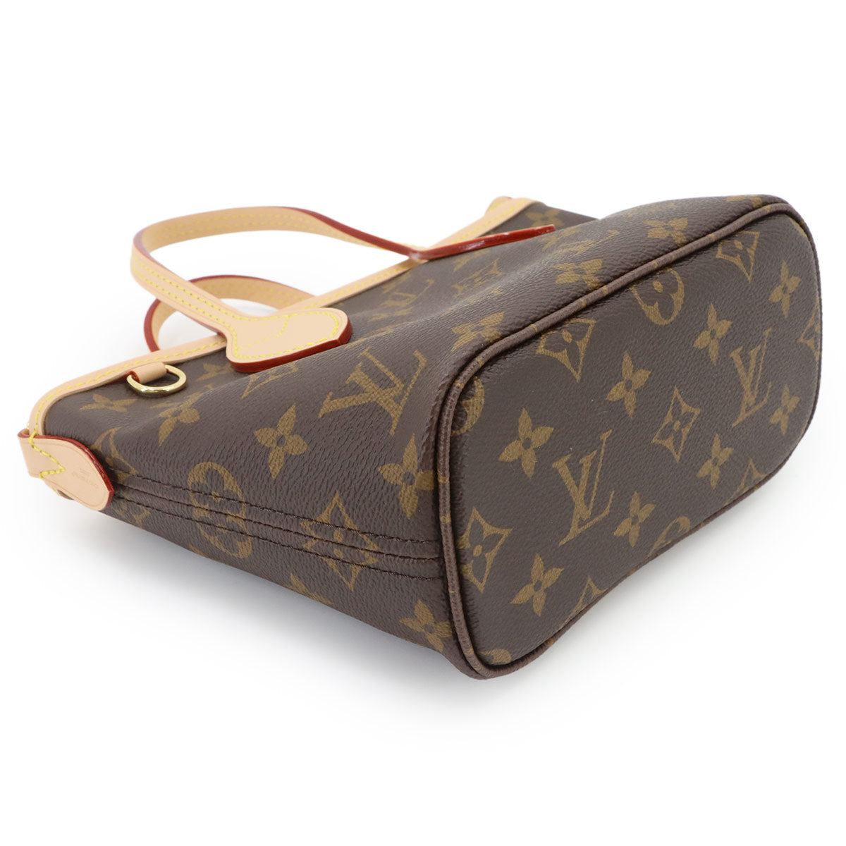 Monogram Neverfull BB Tote Shoulder Bag Brown M46705