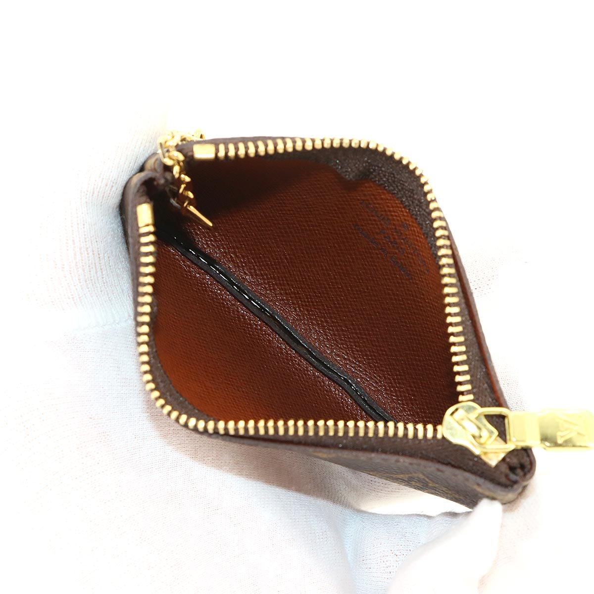 Monogram Pochette Cles Coin Case Purse Brown M62650
