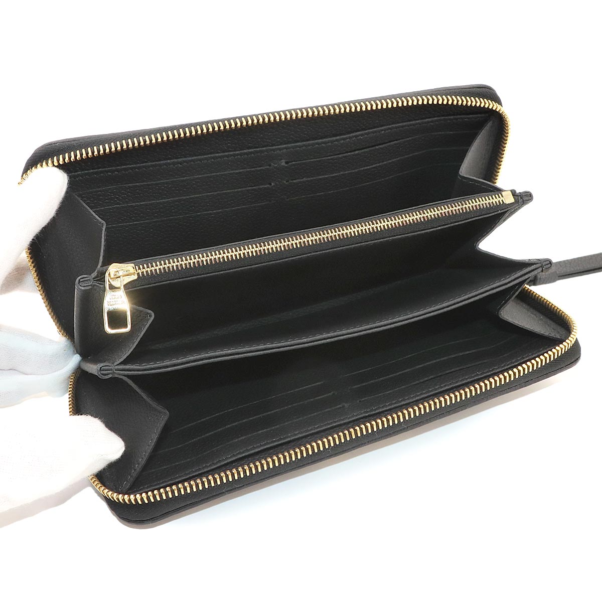 Bicolor Monogram Empreinte Zippy Wallet Leather M80481