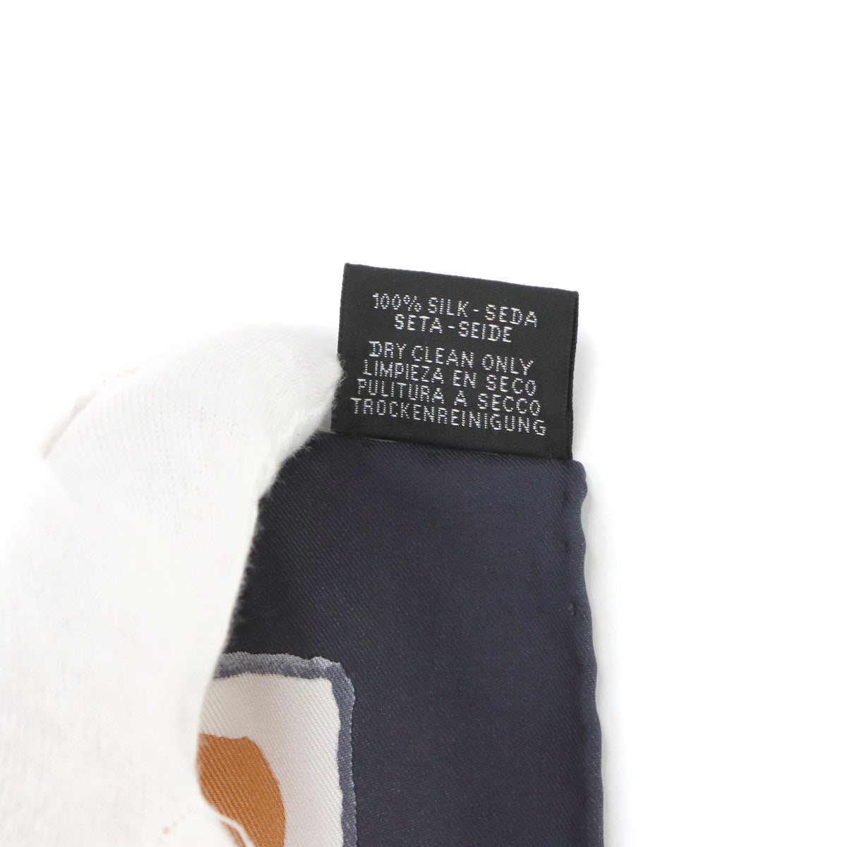 Carre 90 Scarf Libre Comme Pegase Silk Caramel Black Anthracite