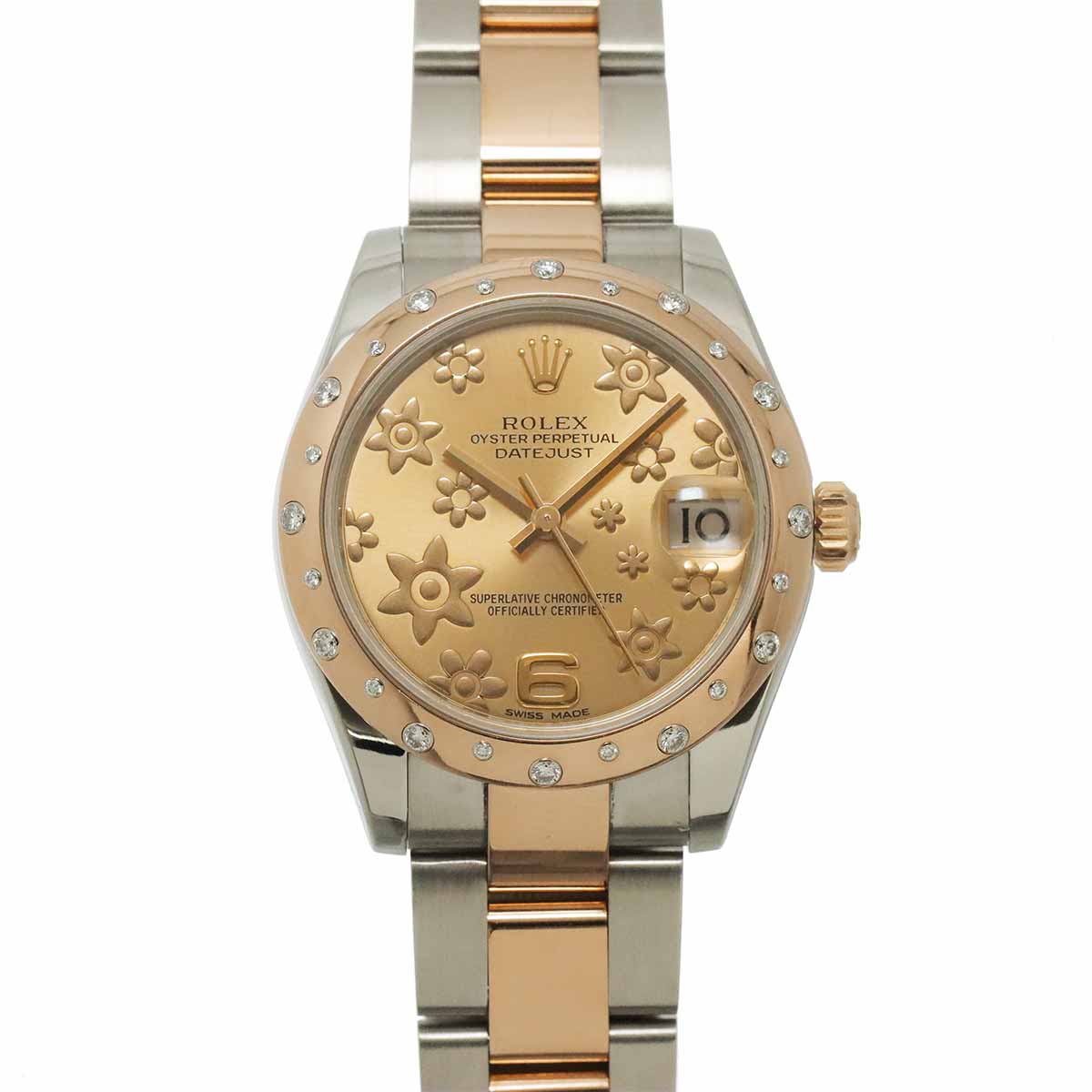 Datejust 178341 750 PG Diamond flower Dial Ladies Watch