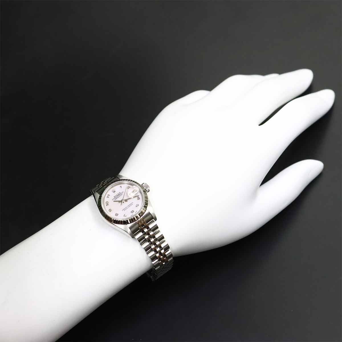 DATE JUST 79174NA Serial Y Pink Shell Dial Automatic 750 WG