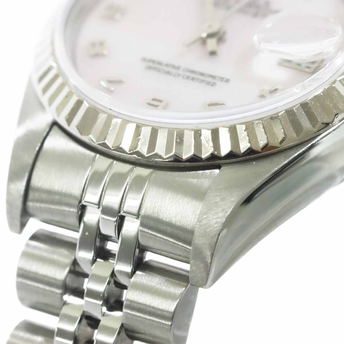 DATE JUST 79174NA Serial Y Pink Shell Dial Automatic 750 WG