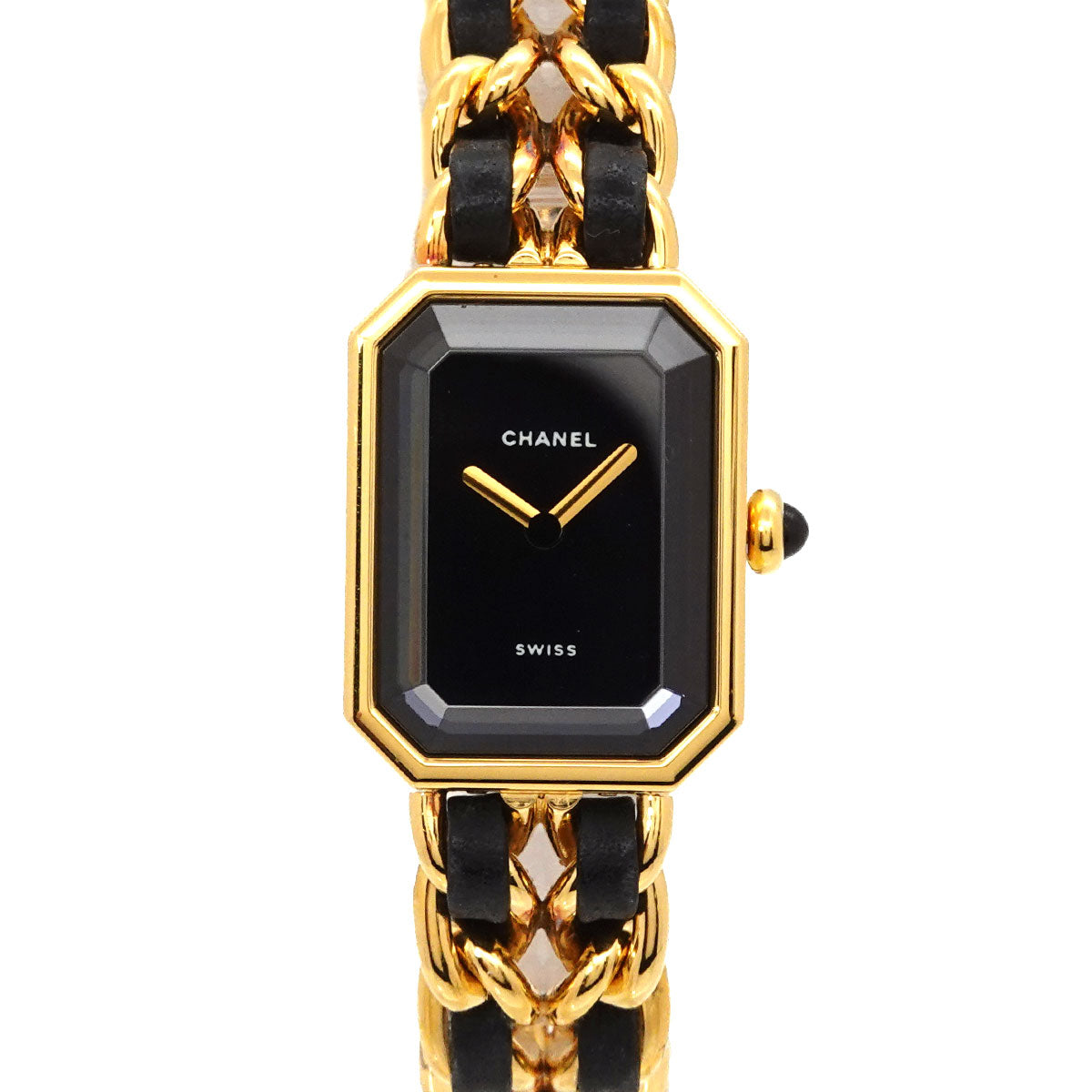 Premiere Size M H0001 Vintage Quartz Black Dial Ladies Watch