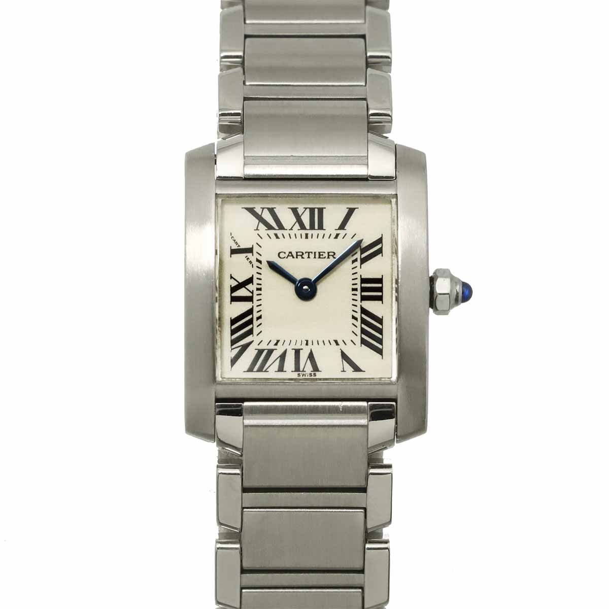 Tank Francaise SM W51008Q3 Quartz Cream Dial Ladies Watch