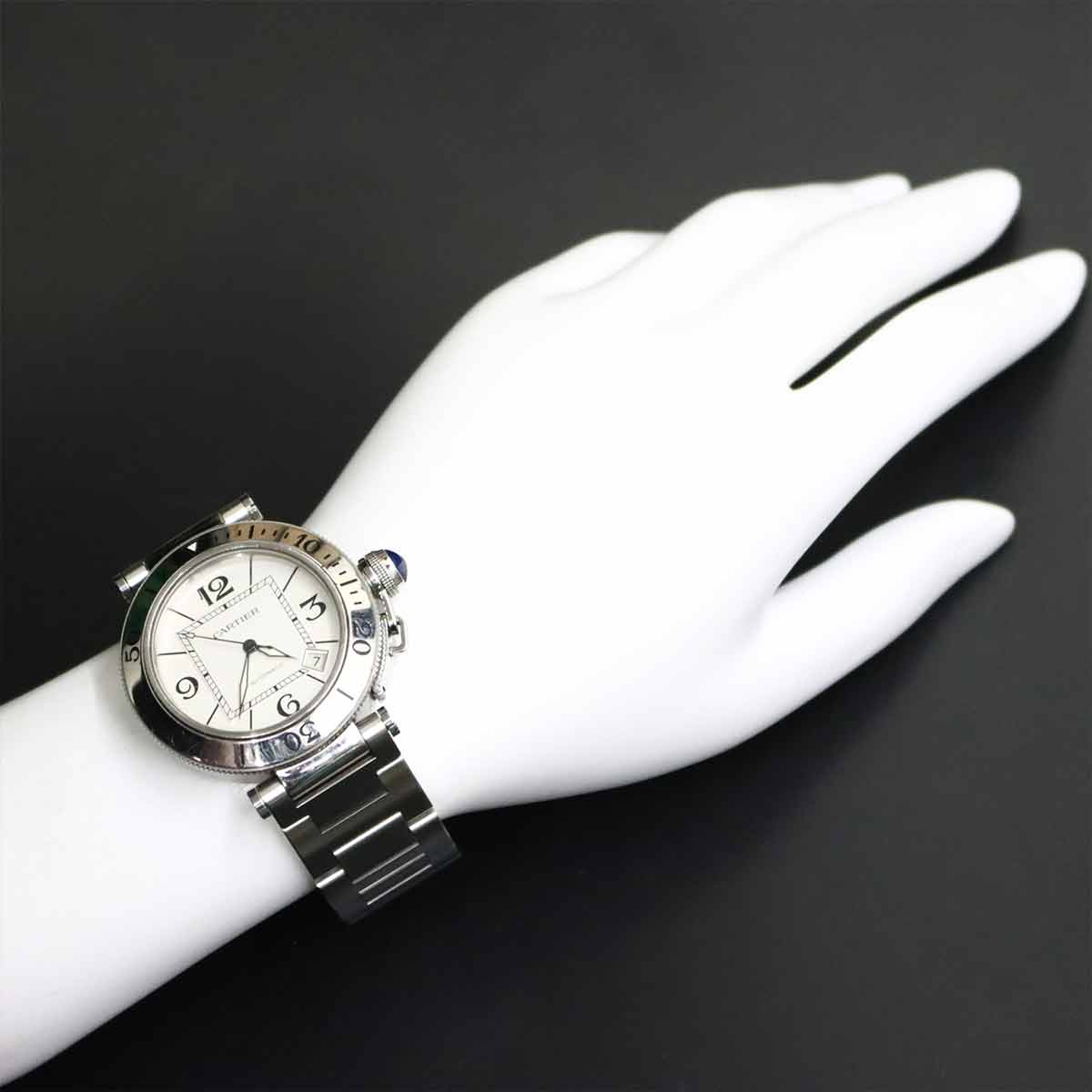 Pasha Seatimer W31080M7 Automatic Date Silver Dial Mens Watch
