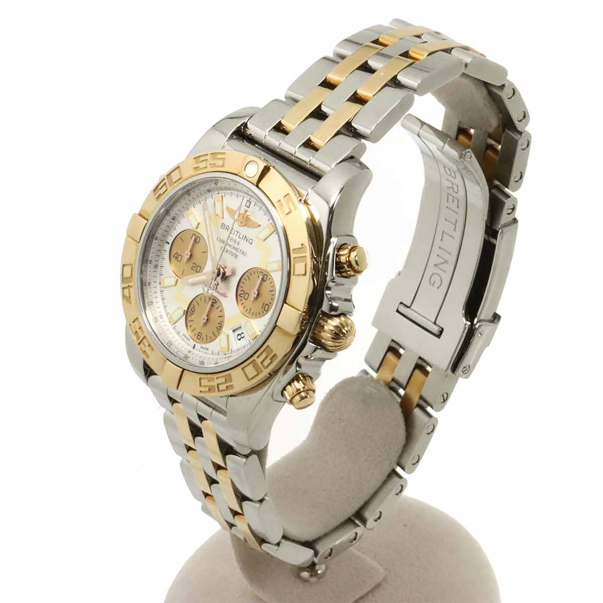 Chronomat 41 CB0140 8P PG Date silver Dial