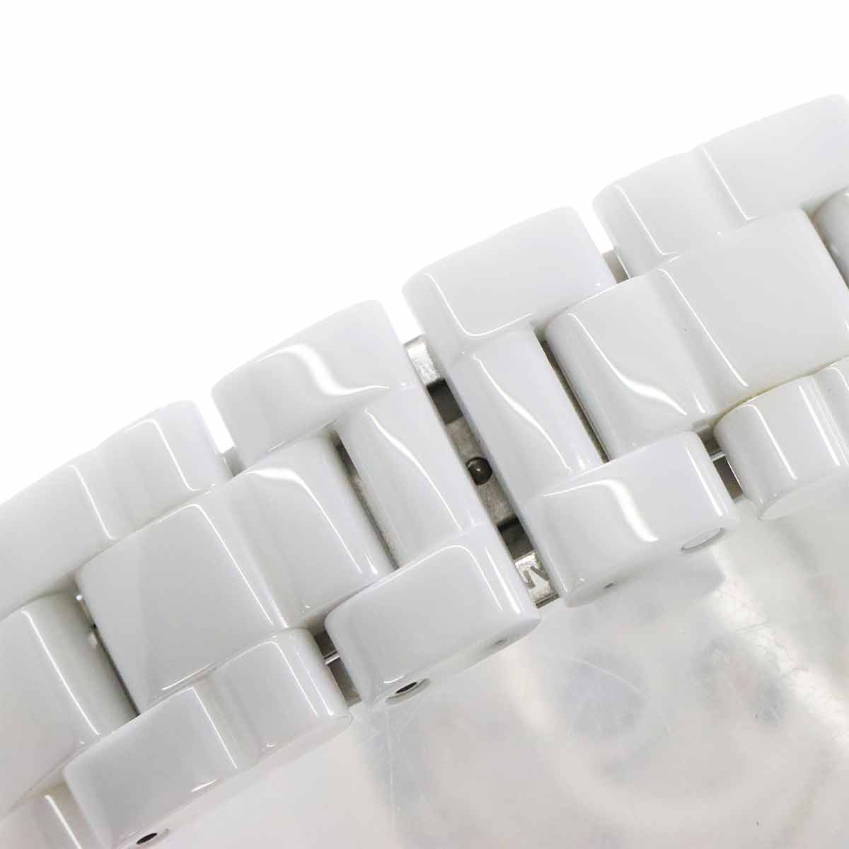 J12 H5705 Date Automatic 12P Diamond White Dial Mens Watch