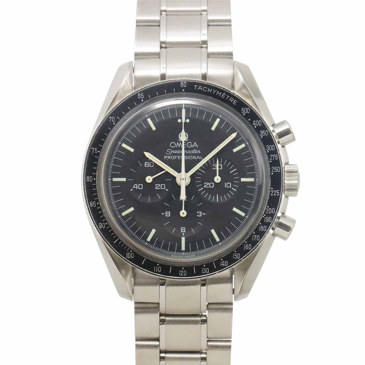 Speedmaster Professional Moon Watch 3570 50 Black Dial Mens