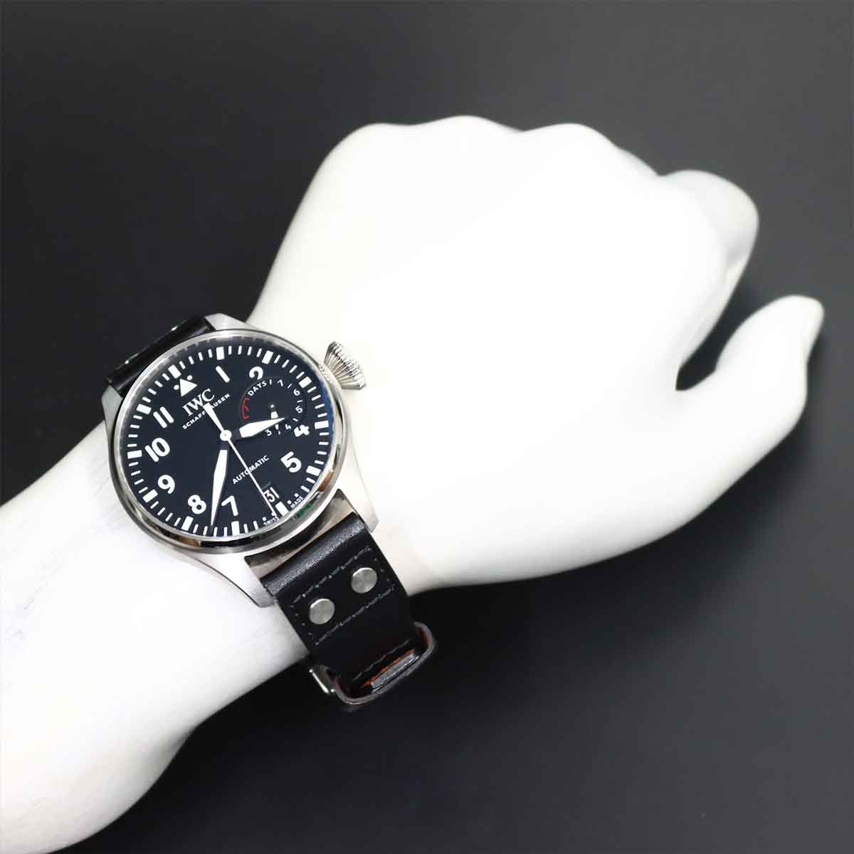 Big Pilot Watch IW500912 Automatic Black Dial Mens Watch