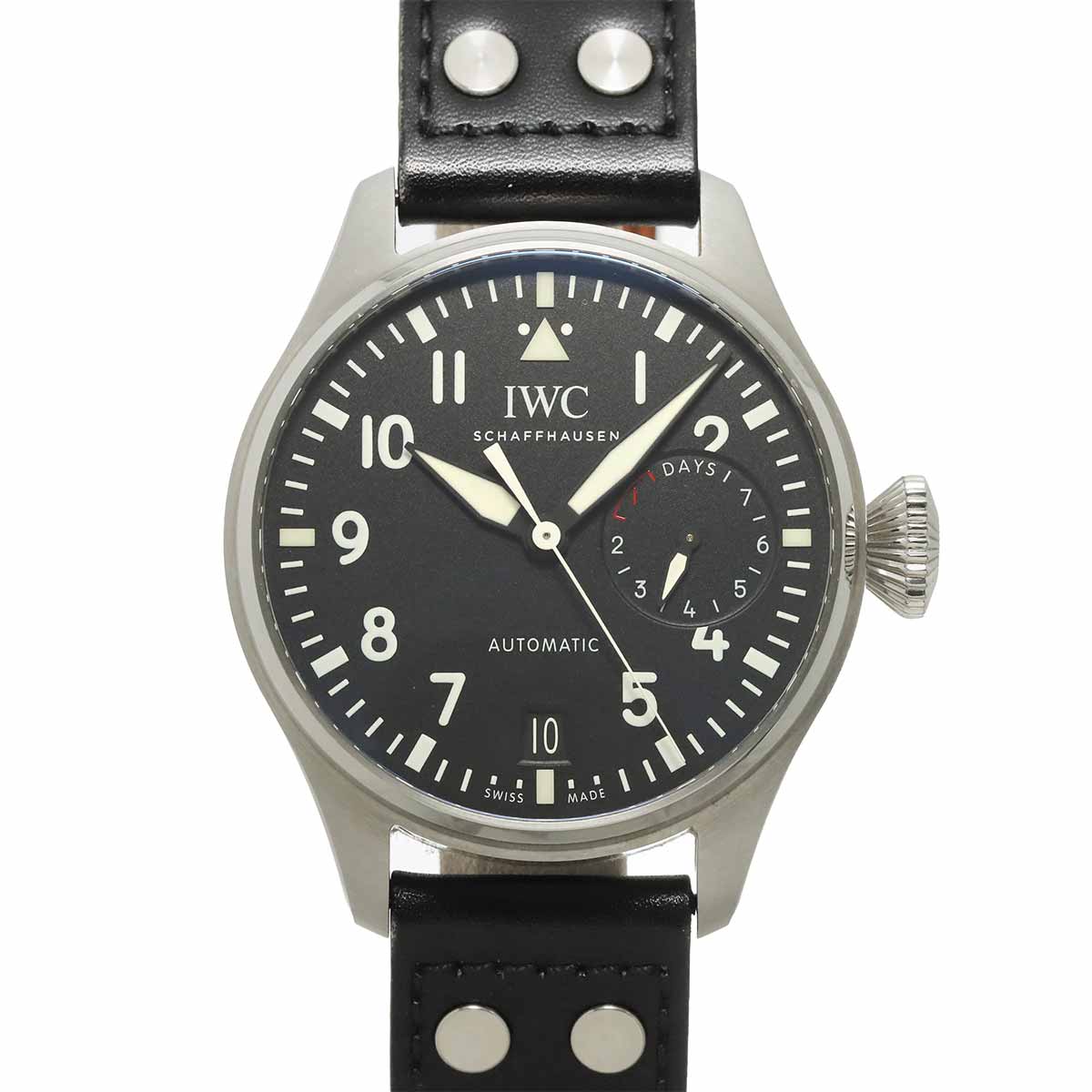 Big Pilot Watch IW500912 Automatic Black Dial Mens Watch