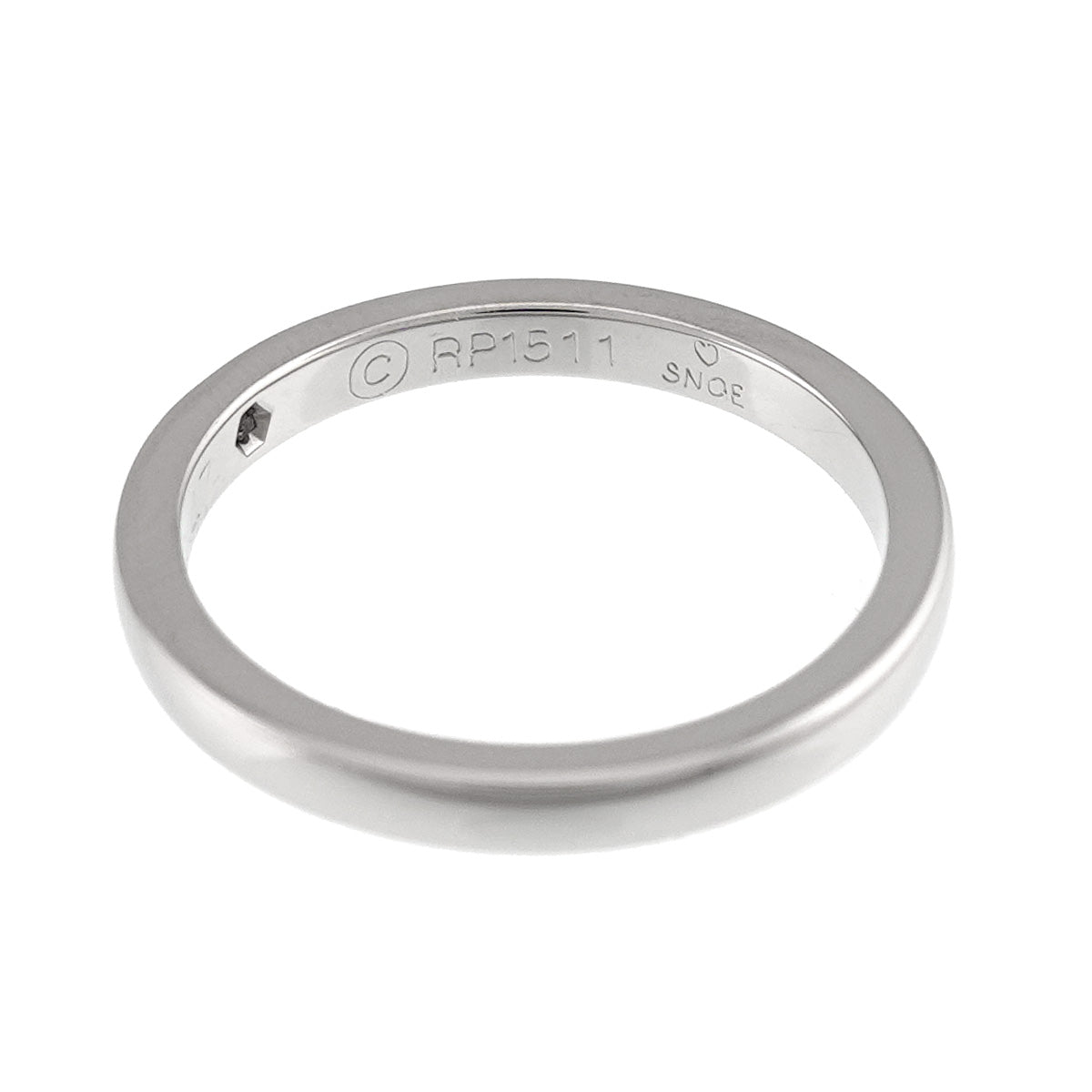 Ring Diamond 1P Pt Platinum size47 4(US)