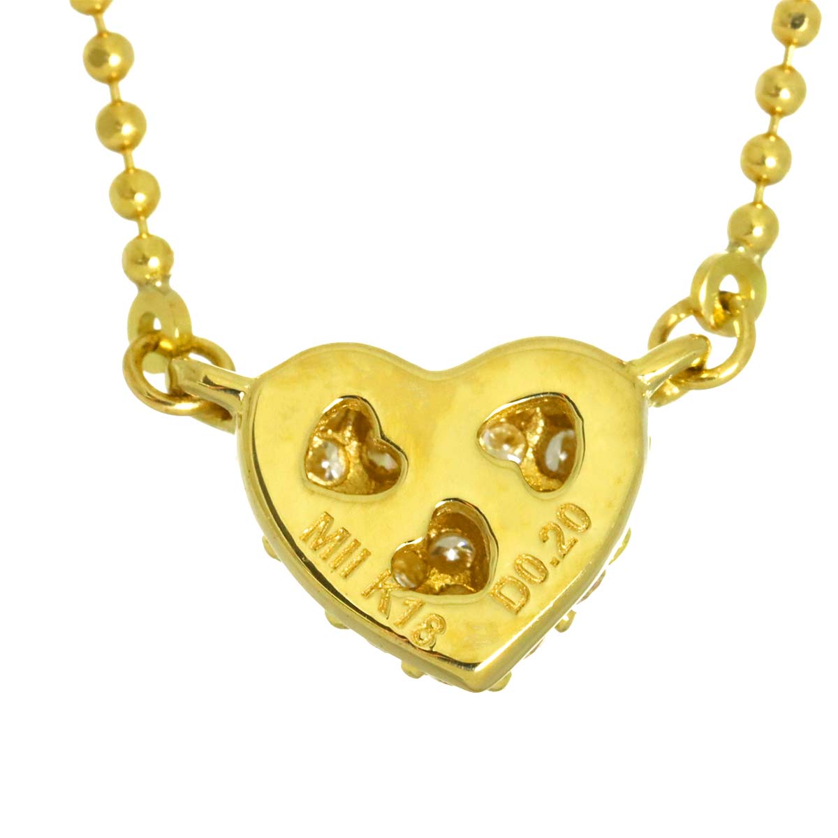 PERLITA Diamond 0.20ct Necklace 18K YG 750