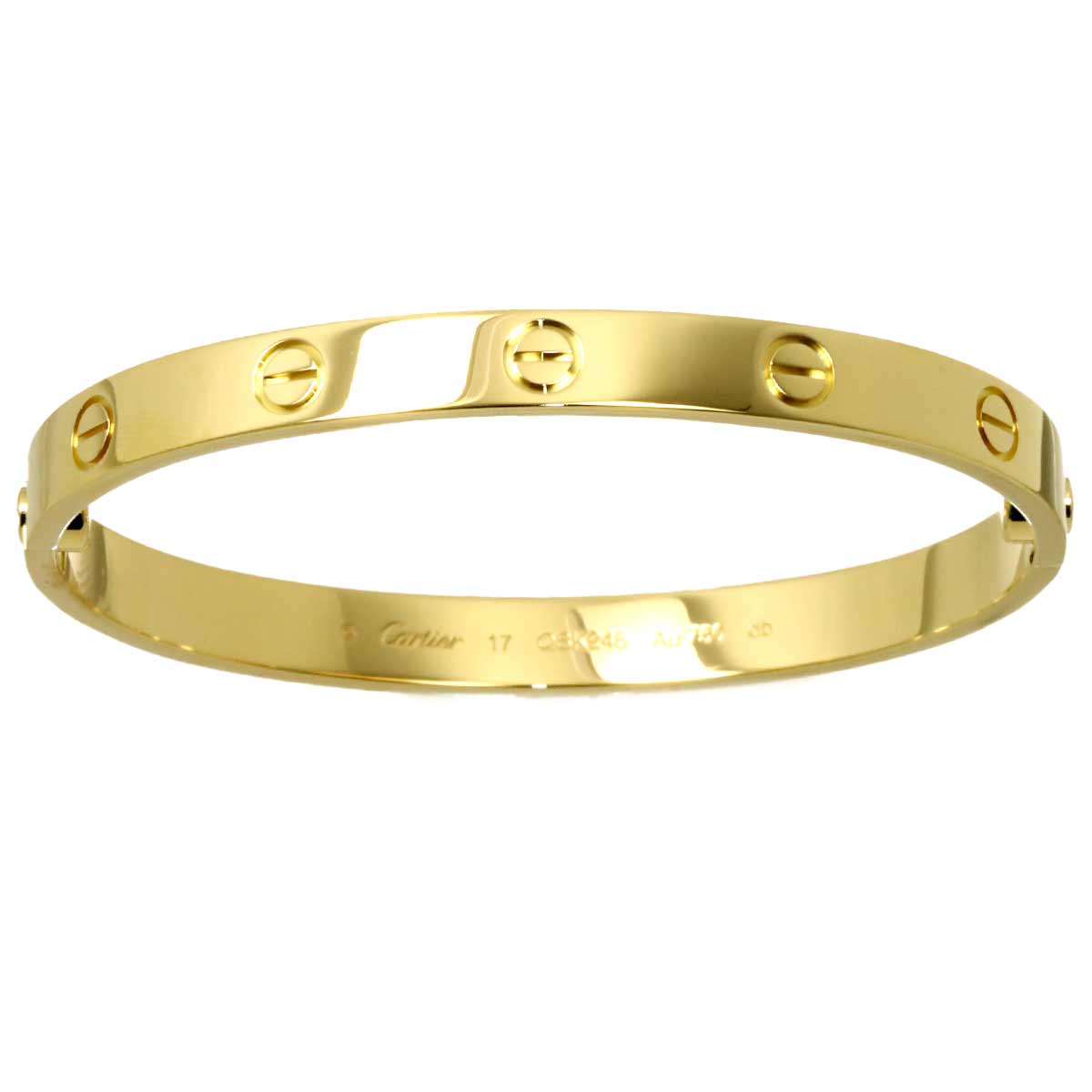 Love Bracelet 18K Yellow Gold 750 brushed Size17
